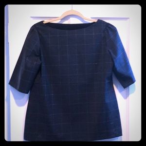 Classic black work blouse